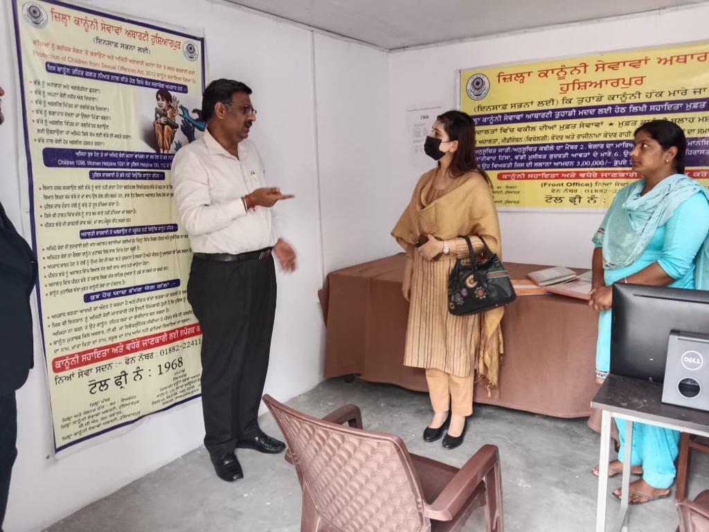 Visit by Member Secretary at SDLC Dasuha, Hoshiarpur