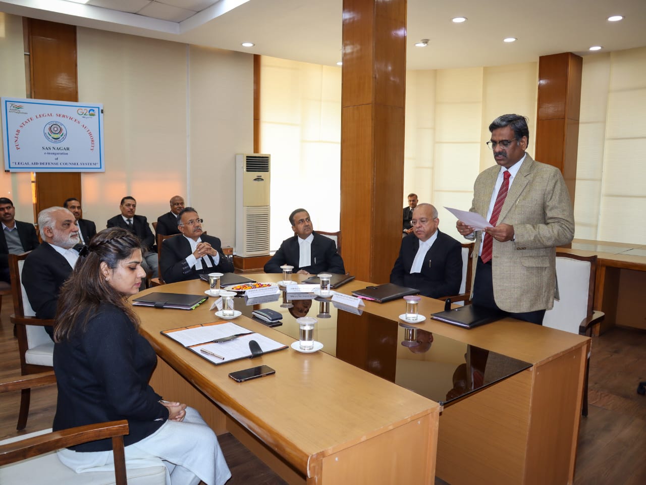 Virtual inauguration of LADCs offices by Hon'ble the Chief Justice Ravi Shanker Jha, Chief Justice and Hon'ble Mr. Justice Tejinder Singh Dhindsa, Executive Chairman, PSLSA alongwith other Hon'ble Judges of High Court of Punjab & Haryana